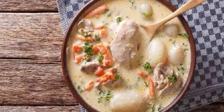 Бельгийский суп с курицей и сливками - рецепт приготовления с фото от Maggi.ru